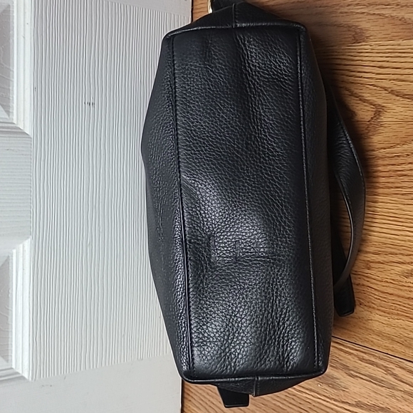 Tory Burch Plaque Meyer Pebbled Leather Convertible Satchel Bag - Picture 6 of 12